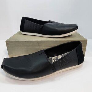 TOMS x Star Wars Darth Vader Black Leather Womens Size 8.5